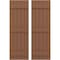 Ekena Millwork Americraft 5-Board, 3 Batten Exterior Real Wood Joined Board-n-Batten Shutters, ARW401BB518X32BTH, PR ARW401BB518X32BTH - alternate 1